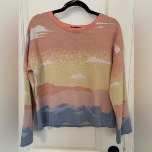Colorful light sweater